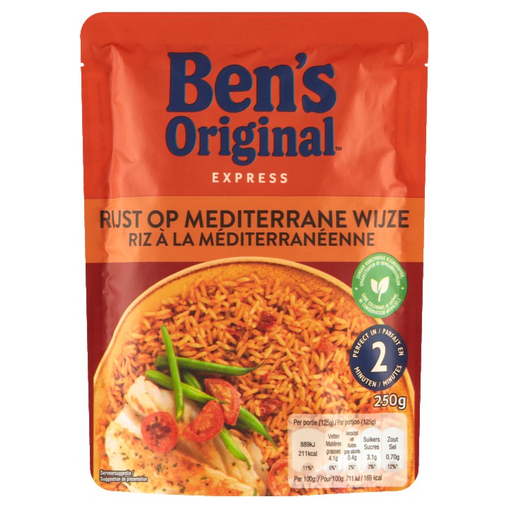 Ben&amp;#x27;s Original Express Rijst op Mediterrane Wijze 250g