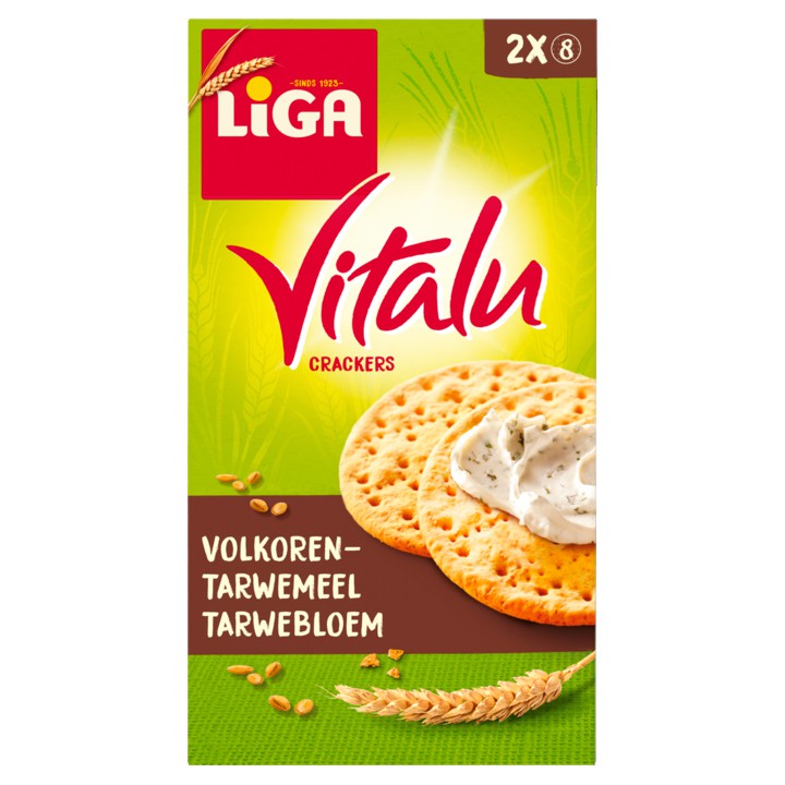 LiGA Vitalu Crackers Volkoren 200g