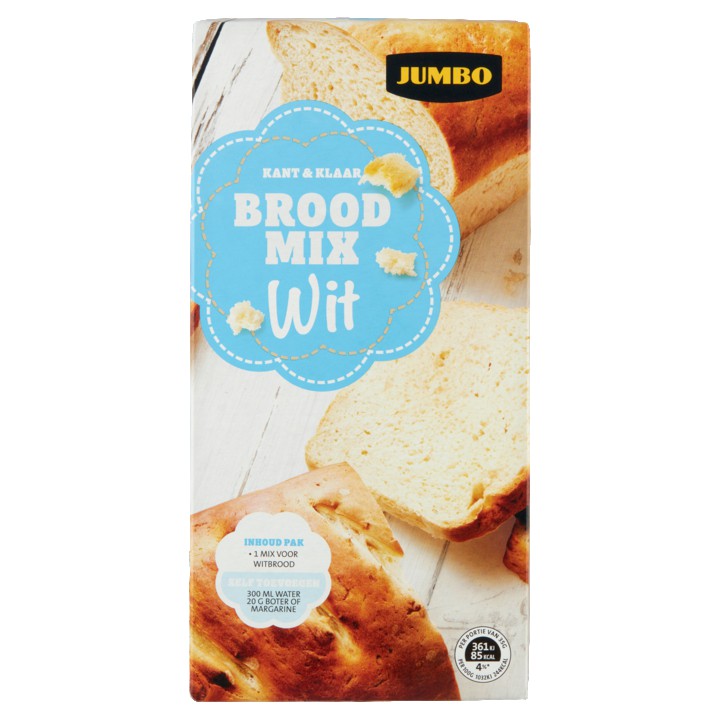 Jumbo Kant &amp;amp; Klaar Brood Mix Wit 450g