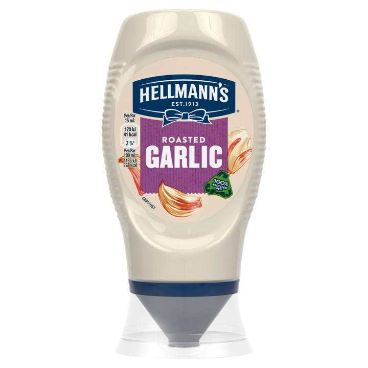 Hellmann&amp;#x27;s Knijpfles Mayonaise with Garlic 250ml