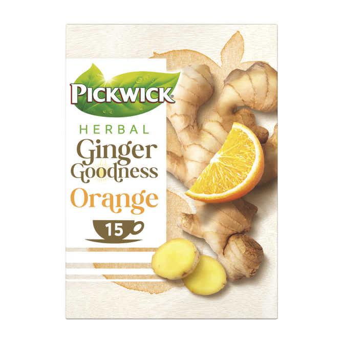 Pickwick Ginger goodness orange