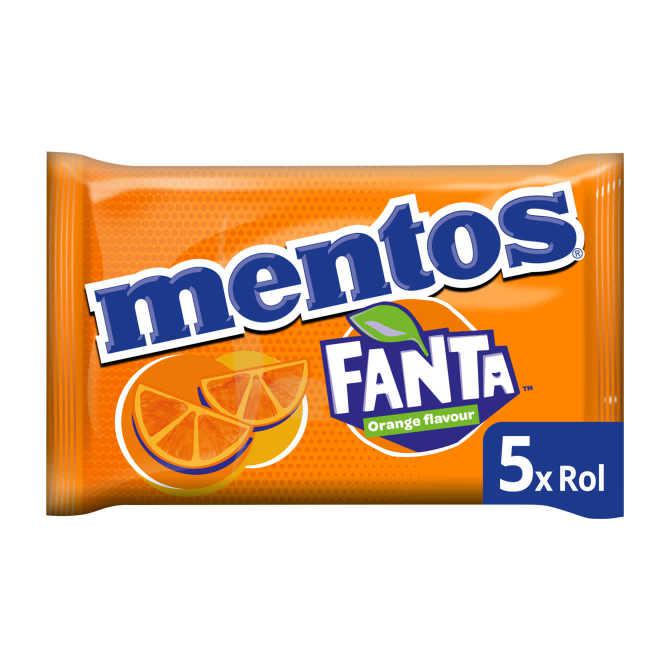 Mentos Chewy dragees fanta orange flavour multipack