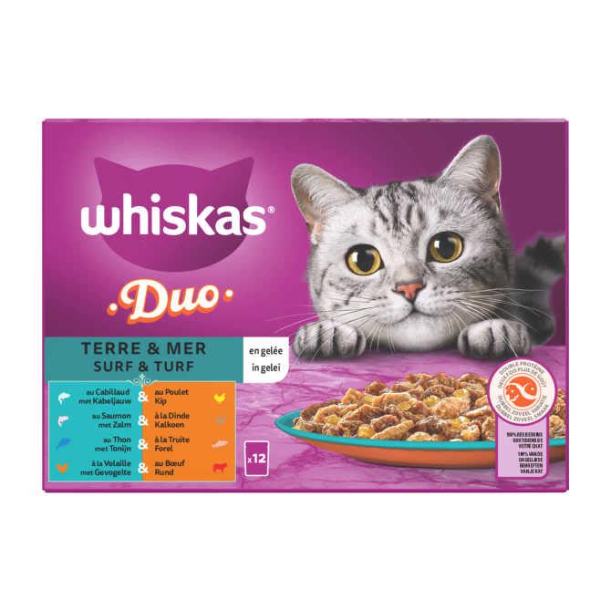 Whiskas 7+ Senior casserole maaltijdzakjes kattenvoer