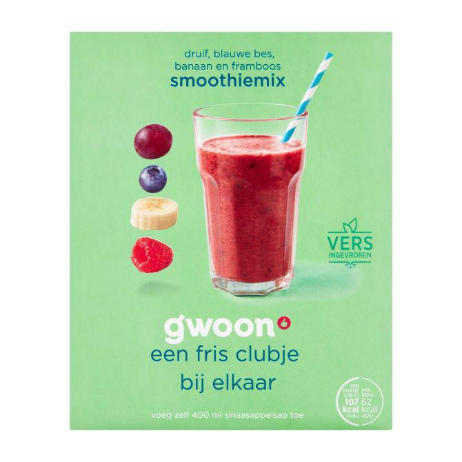 g'woon Smoothiemix druif, bes, banaan