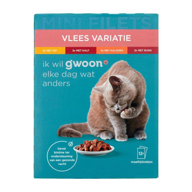 g&#039;woon Pouch kat premium vlees