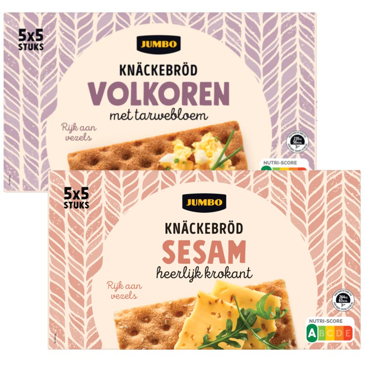 Jumbo Knackebrod Volkoren &amp;amp; Sesam