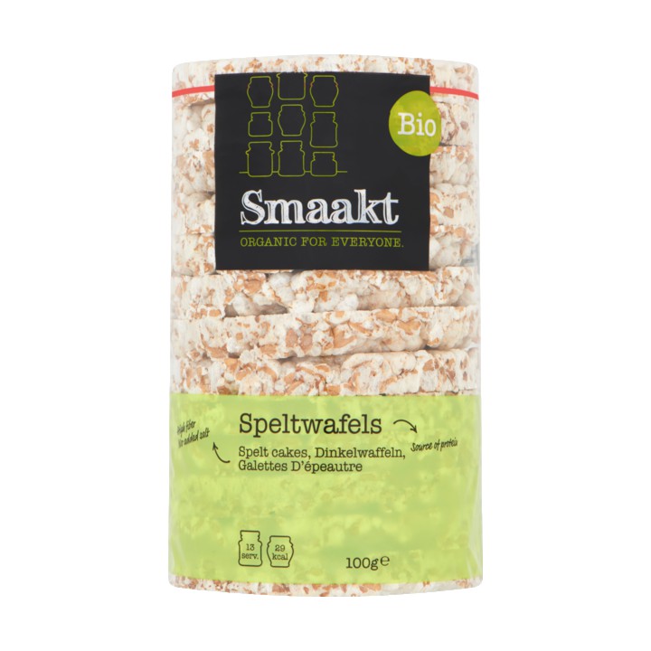 Smaakt Speltwafels Biologisch 100g