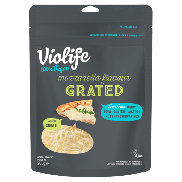 Violife Vegan Alternatief voor Geraspte Mozzarella 200g