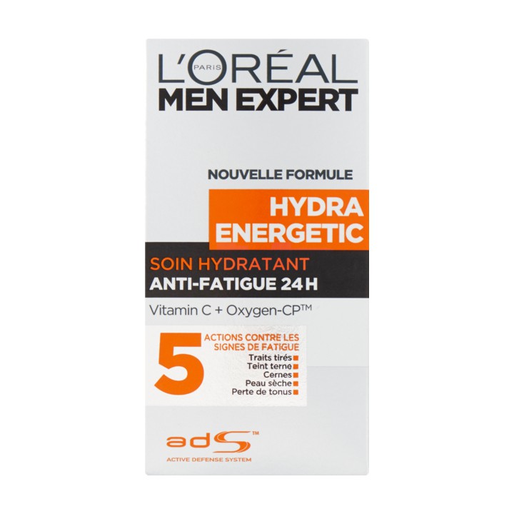 L&amp;#x27;Or&amp;eacute;al Paris Men Expert Hydra Energetic Hydraterende Gezichtscr&amp;egrave;me 50ml