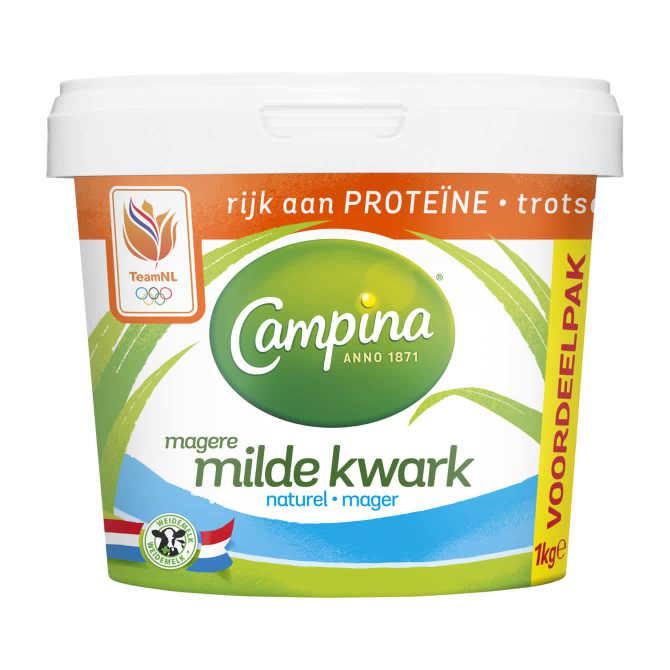 Campina Magere milde kwark naturel