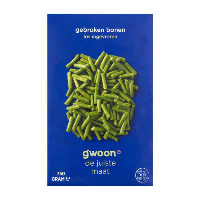 g'woon Sperziebonen gebroken