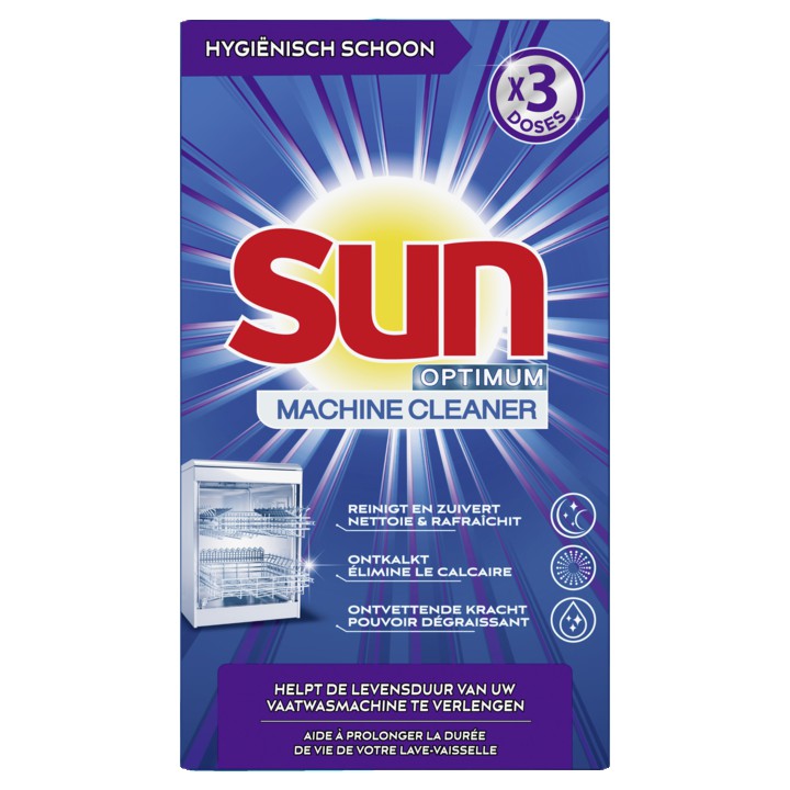 Sun Optimum Machinereiniger Normaal 3 x 40g