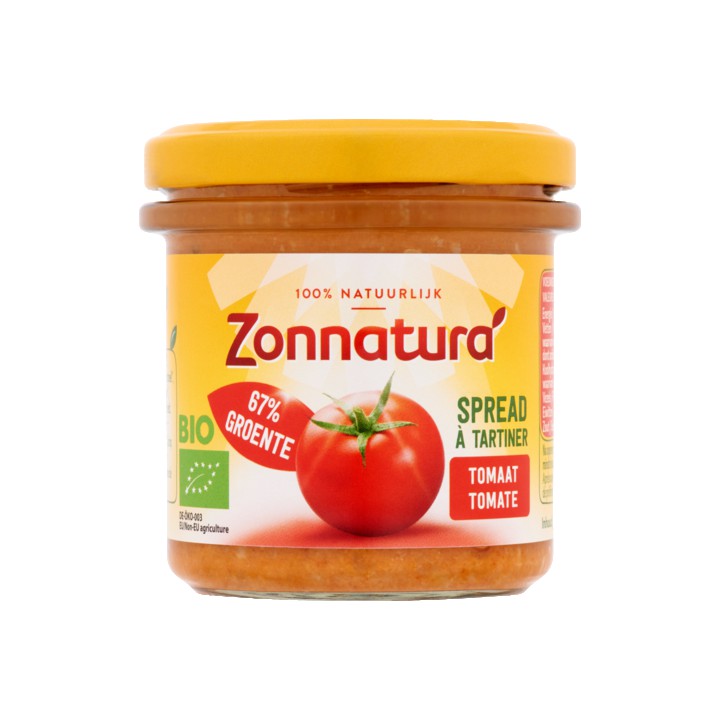 Zonnatura Spread Tomaat 135g