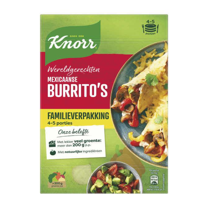 Knorr Wereldgerechten XXL mexicaanse burrito&#039;s