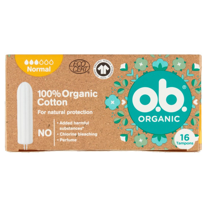 O.B. Organic Normal Tampons 16 Stuks