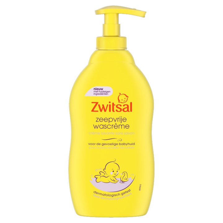 Zwitsal Zeepvrije Wascr&amp;egrave;me Baby 400ml