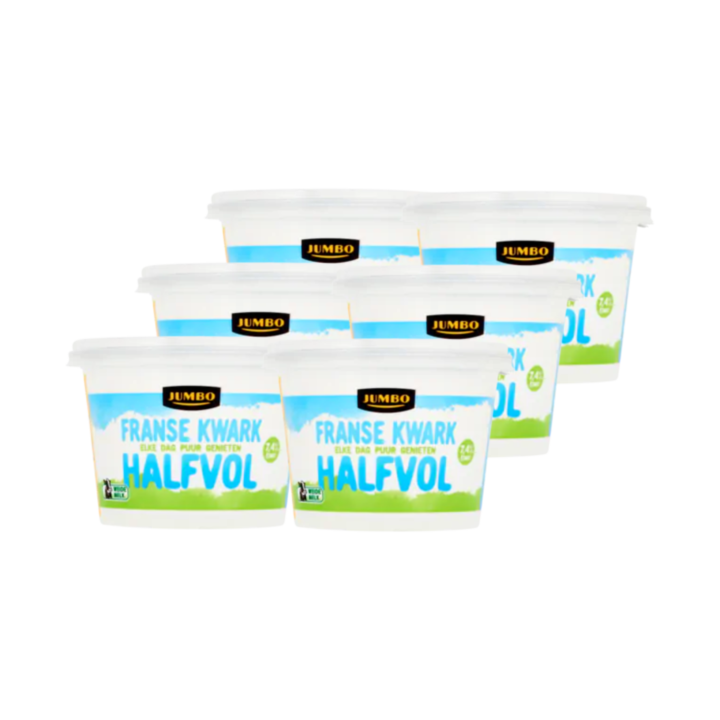 Jumbo Franse Kwark Halfvol 6 x 500g