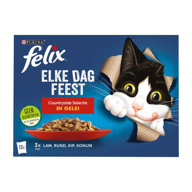 FELIX Elke Dag Feest Countryside Selectie in Gelei 12x85g