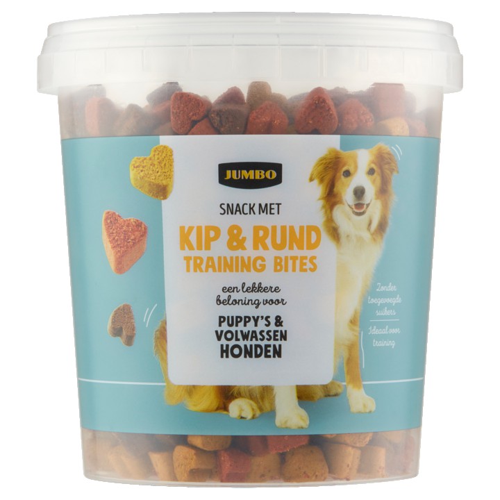 Jumbo Snack met Kip &amp;amp; Rund Training Bites 500g