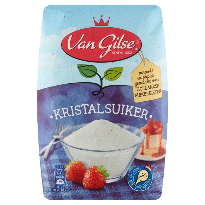 Van Gilse Kristalsuiker 1kg