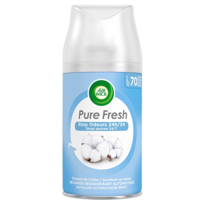 Air Wick Freshmatic Pure Fresh - Zachtheid van Katoen - Navulling