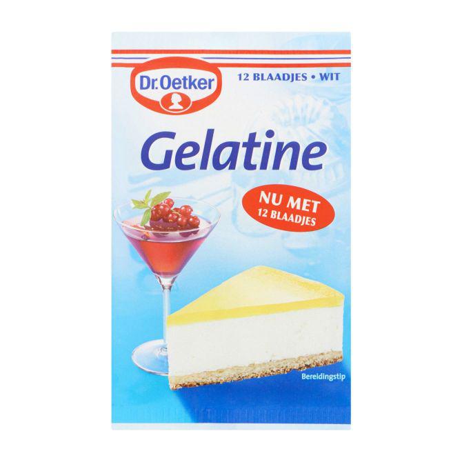 Dr. Oetker Bladgelatine Helder 12 st.