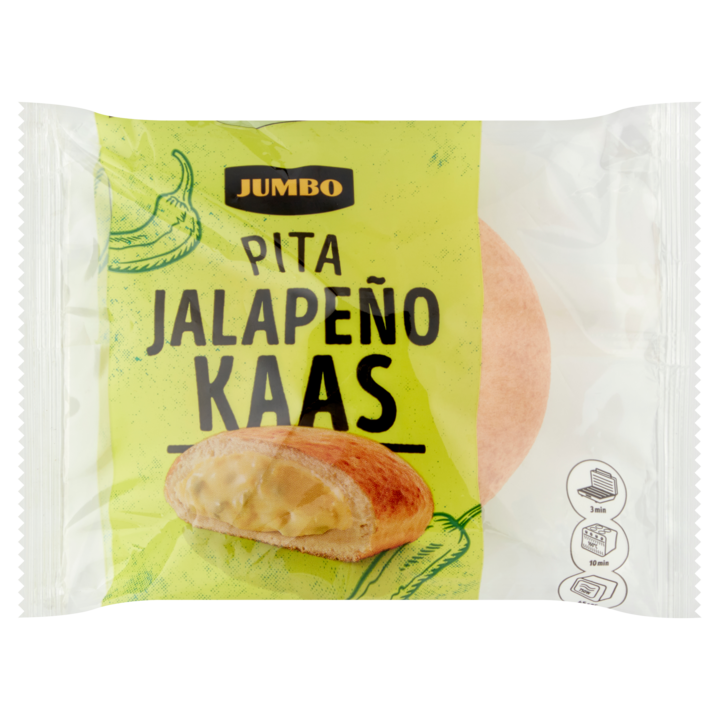 Jumbo Pita Jalape&amp;ntilde;o Kaas 120g