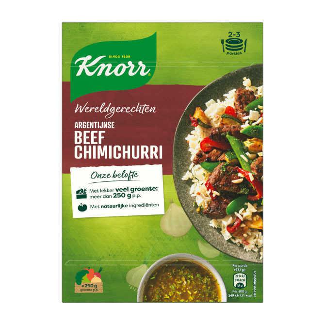 Knorr Wereldgerechten beef chimichurri