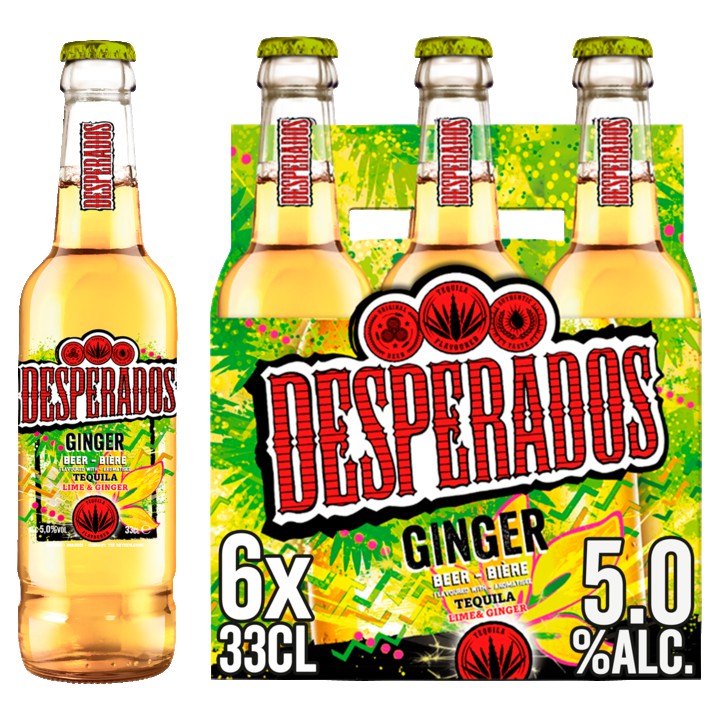 Desperados Ginger Bier Fles 6 x 33cl