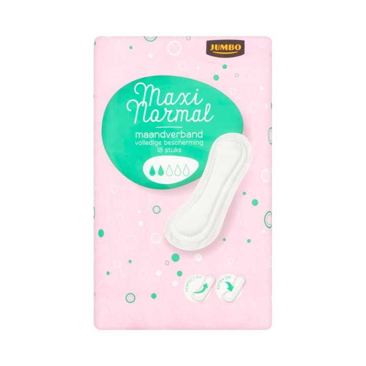 Jumbo Maandverband Maxi Normal 18 Stuks