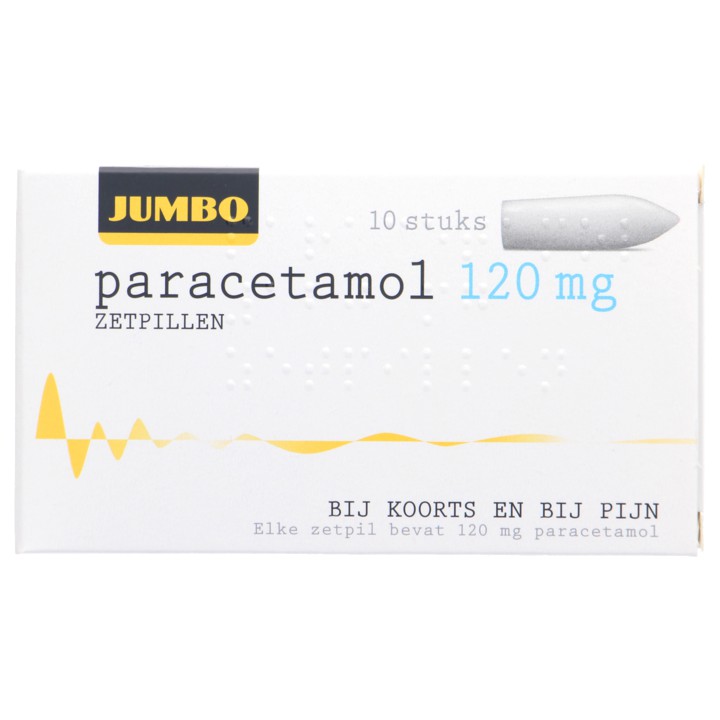 Jumbo Paracetamol 120mg zetp 10st