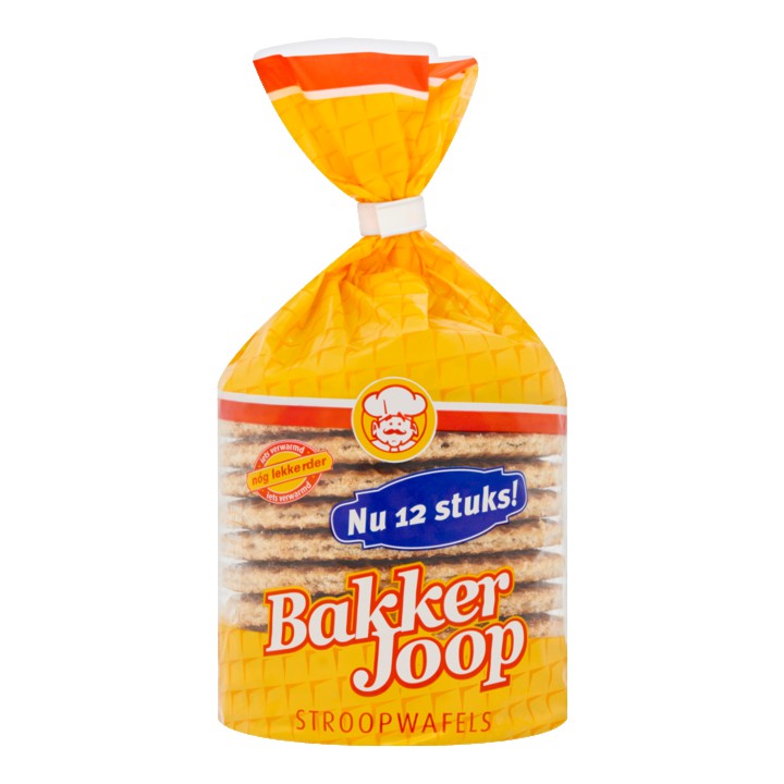 Bakker Joop Stroopwafels 12 Stuks 378g