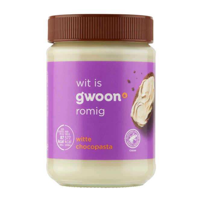 g&#039;woon Witte chocopasta