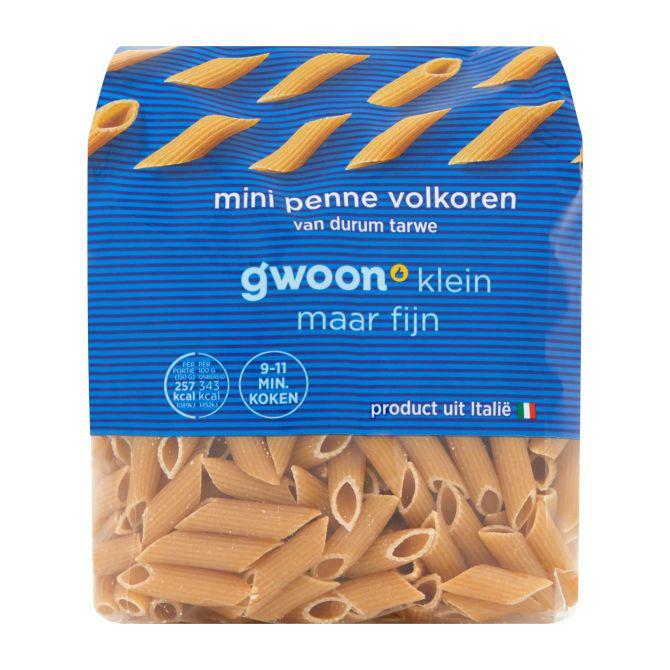 g&#039;woon Mini penne volkoren