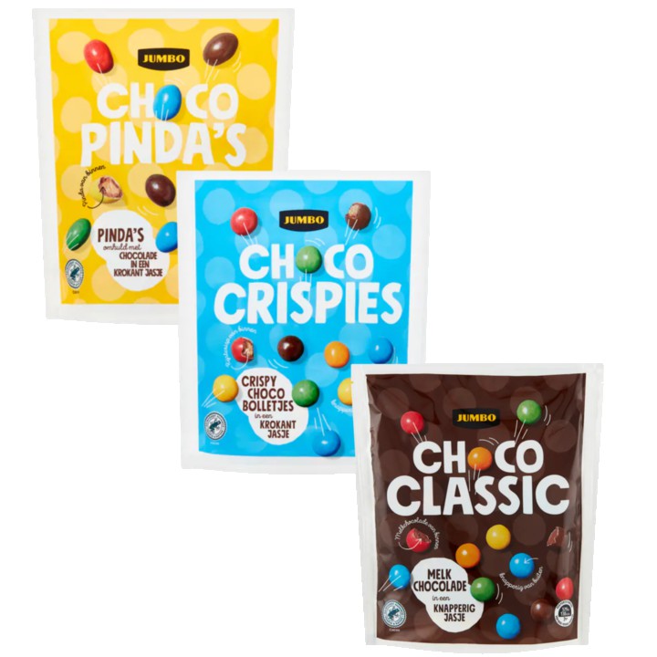 Jumbo Choco, Choco Pinda&amp;#x27;s &amp;amp; Choco Crispies