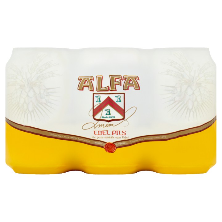 Alfa Edel Pils Blikken 6 x 33cl