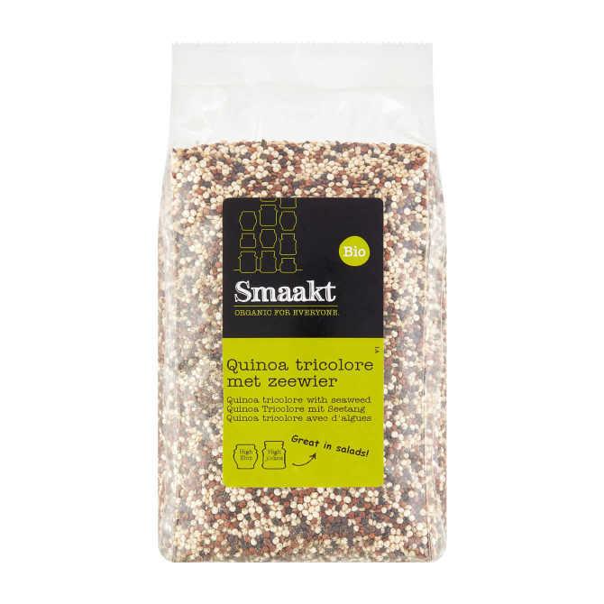 Smaakt Quinoa zeewier tricolore biologisch