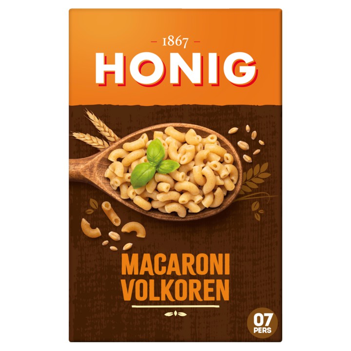 Honig&amp;nbsp;Macaroni&amp;nbsp;Volkoren&amp;nbsp; 550g