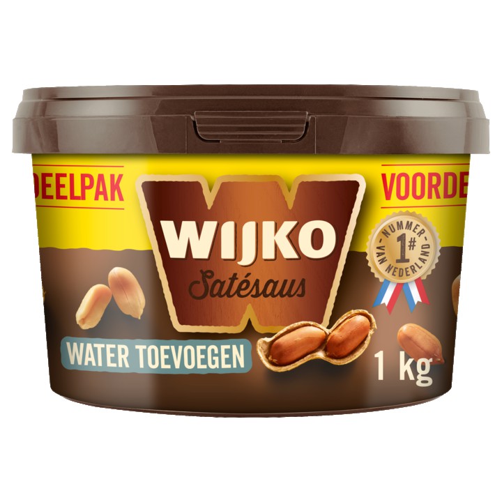 Wijko Sat&amp;eacute;saus Voordeelverpakking Geconcentreerd 1Kg