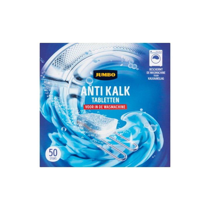 Jumbo Anti Kalk Tabletten voor in de Wasmachine 50 x 10g