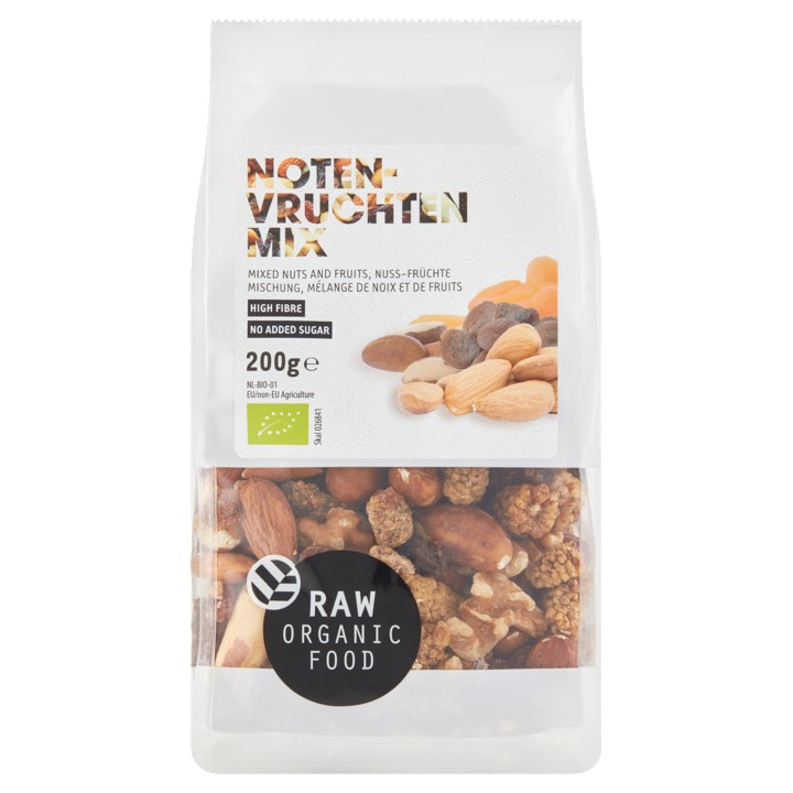 Raw Organic Food Noten-Vruchten Mix 200g