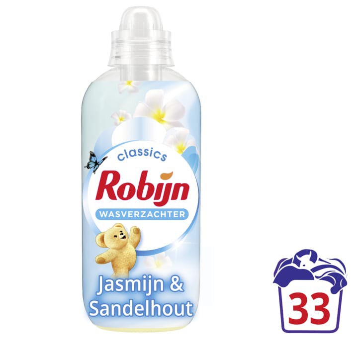 Robijn Classics Wasverzachter Jasmijn &amp;amp; Sandelhout 825 ml 33 Wasbeurten