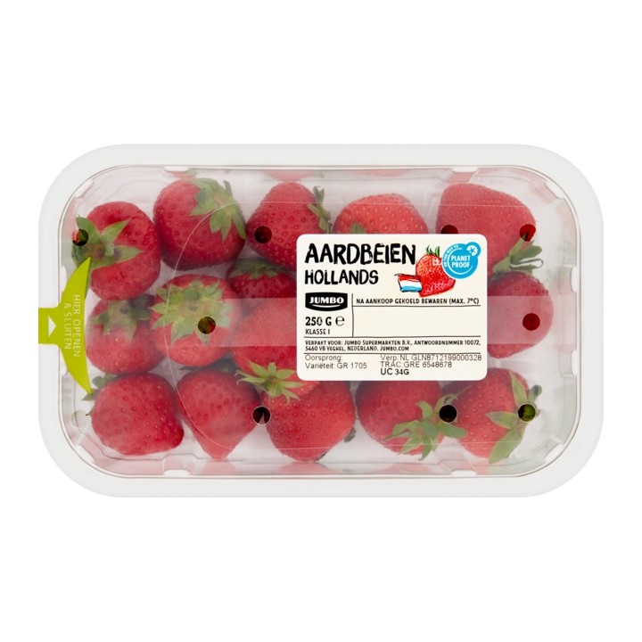 Jumbo Aardbeien Hollands 250g