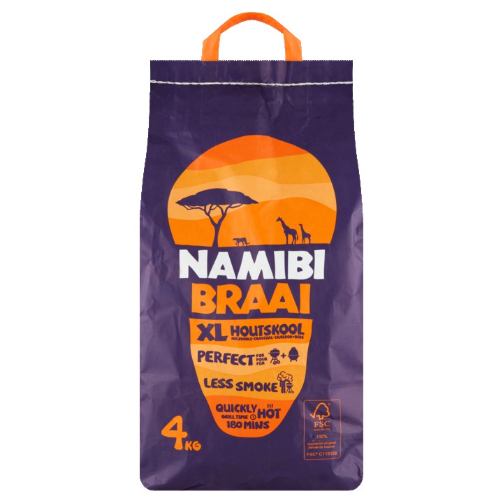 Namibi Braai Houtskool XL 4kg