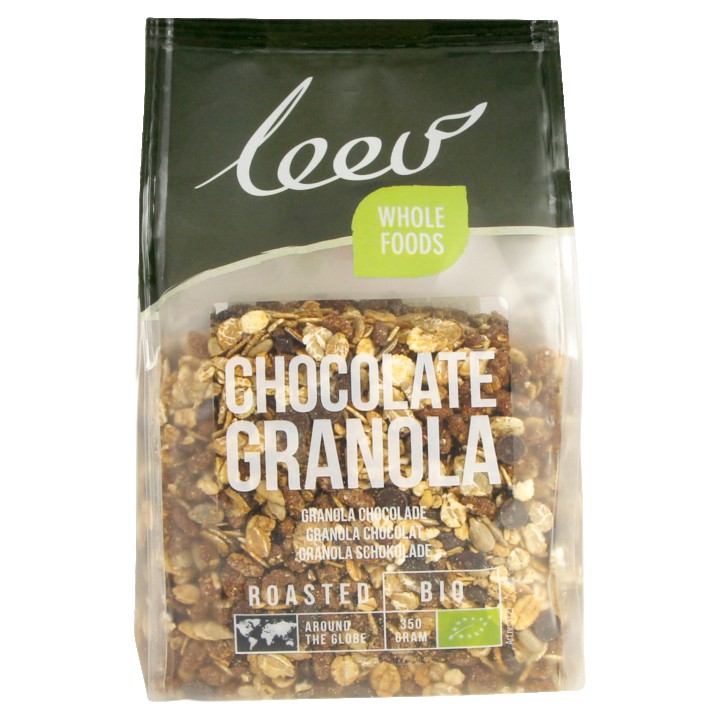 Leev Granola Chocolade Roasted Bio 350g