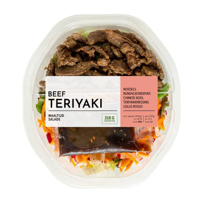 Maaltijdsalade beef teriyaki