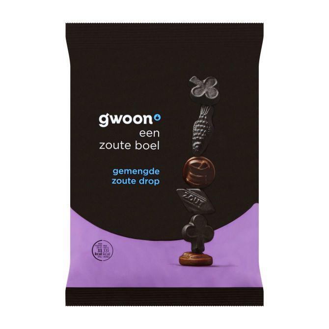 g&#039;woon Zoute drop gemengd