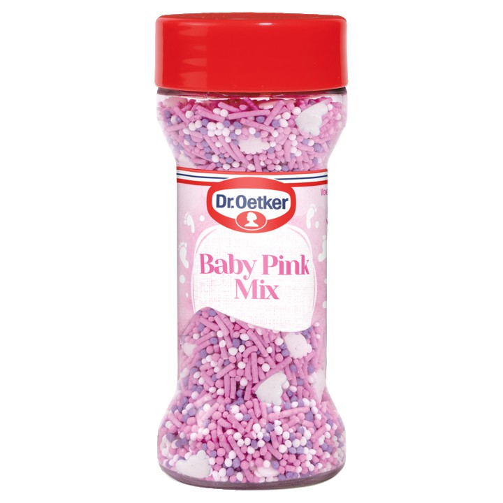 Dr. Oetker Baby pink mix versiering 52g