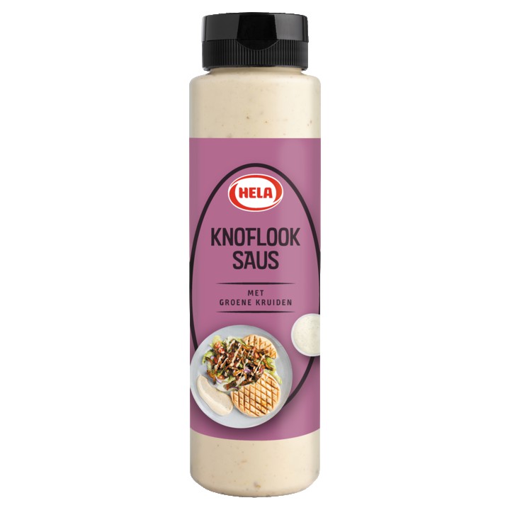 Hela Knoflooksaus met Groene Kruiden 270ml
