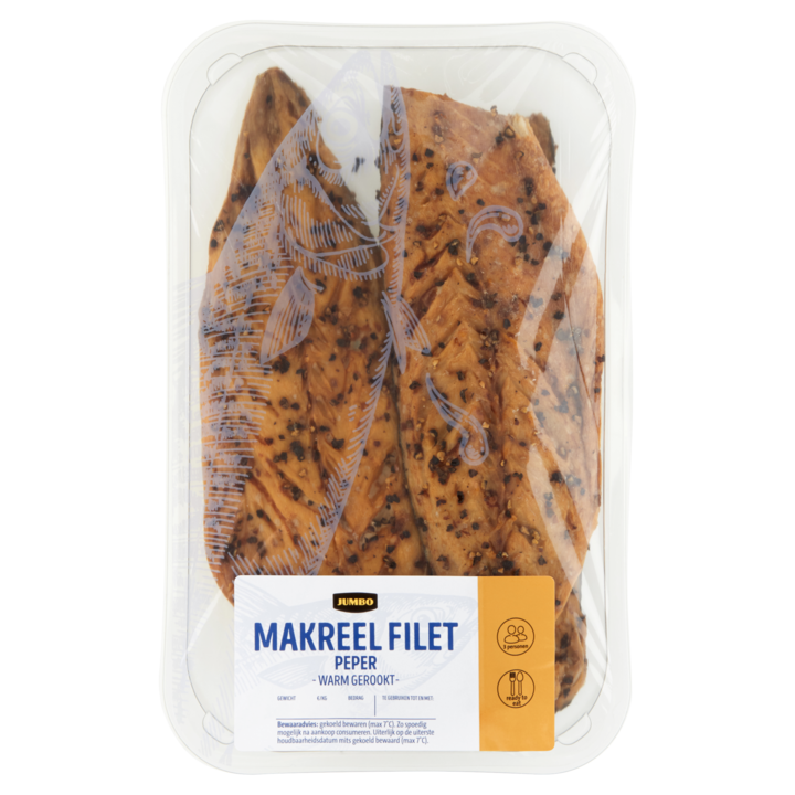 Jumbo Makreel Filet met Peper ca. 275g